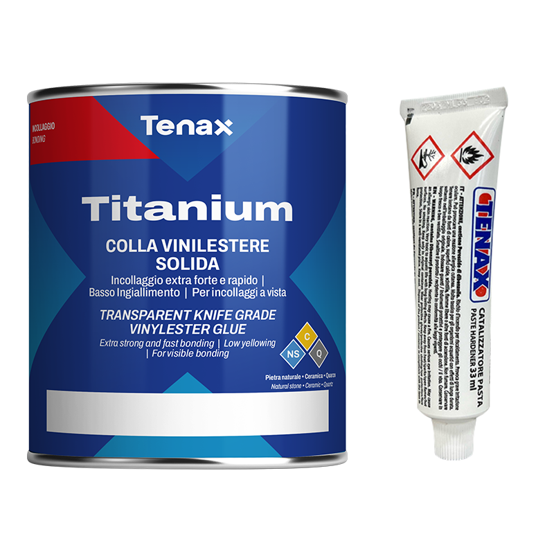 Tenax Titanium Knife Grade Clean White 1000ml With Hardener | Pro